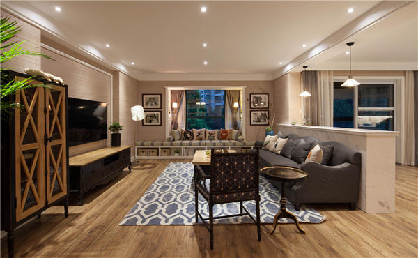 沈陽-浦江御景灣124平「混搭風(fēng)格」裝修設(shè)